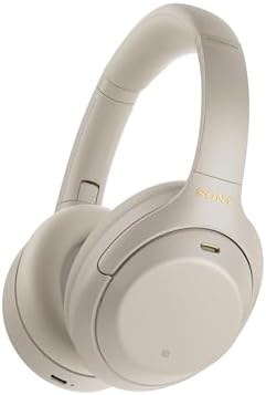 Sony WH-1000XM4 Wireless Premium Noise Canceling Overhead Headphones with Mic for Phone-Call and Alexa Voice Control, Silver WH1000XM4