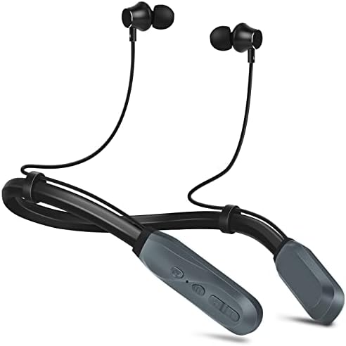 Muitune Bluetooth Earbuds 120 Hours Extra Long Playback with Microphone Headset, i35 Balanced Armature Drivers Stereo in Ear Wireless Headphones, Waterproof Workout Neckband Headphones