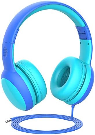 gorsun Kids Headphones with Limited Volume, Children’s Headphone Over Ear, Toddler Headphones for Boys and Girls, Wired Headset Earphones for Children