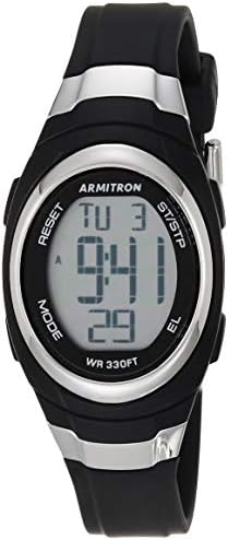 Armitron Sport Women’s Digital Chronograph Resin Strap Watch, 45/7034