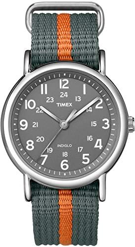 Timex Unisex T2N647 Weekender 38mm Black Nylon Slip