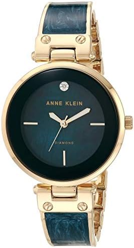 Anne Klein Women’s Genuine Diamond Dial Bangle Watch