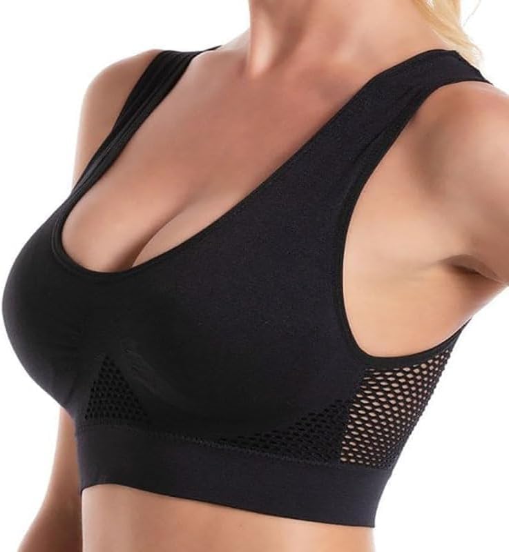 Upgrade Women Bra,2024 New Sports Bras for Women, Breathable Liftup Air Bra Large Size No Underwire Full Support Everyday Bra