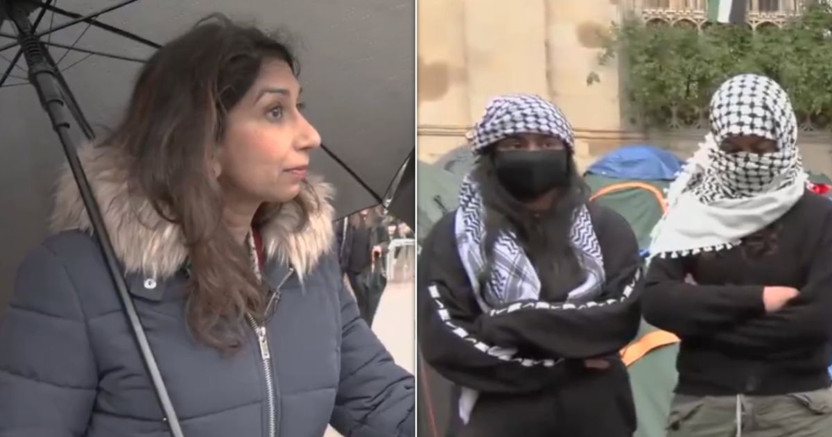 Braverman Fails To Engage To Pro-Palestine Protesters On GB News