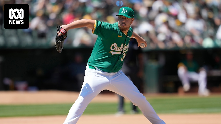 Jack O’Loughlin makes Major League Baseball debut for Oakland