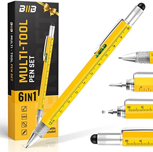 BIIB Father’s Day Gifts from Daughter Wife, Multitool Pen Gifts for Dad, Dad Gifts for Fathers Day, Mens Gifts for Him Grandpa Men, Birthday Gifts for Men Who Have Everything, Cool Gadgets for Men