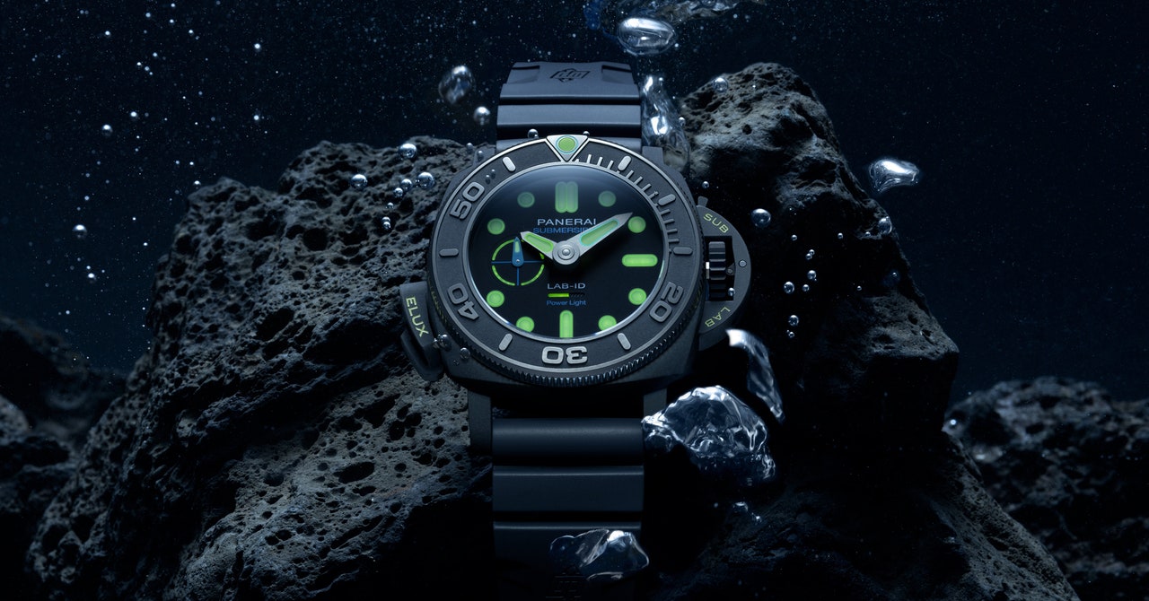 Panerai’s Submersible Elux Lab-ID Dive Watch Generates Its Own Light Show