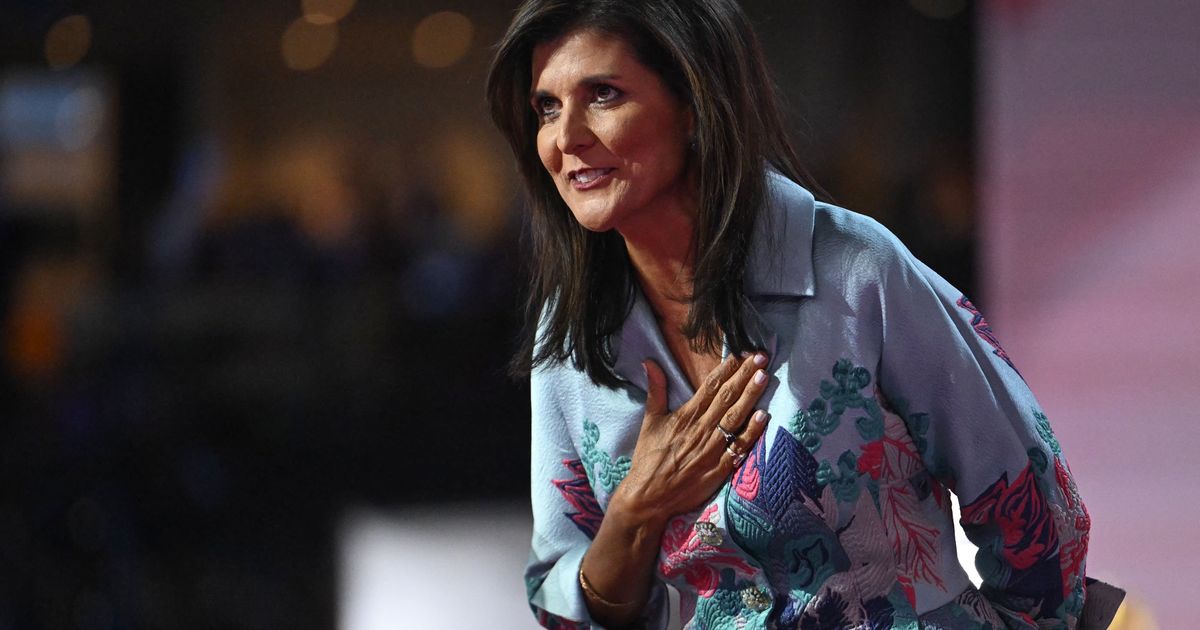 Trump Watches As Former Rivals Nikki Haley And Ron DeSantis Kiss His Ring At Republican Convention