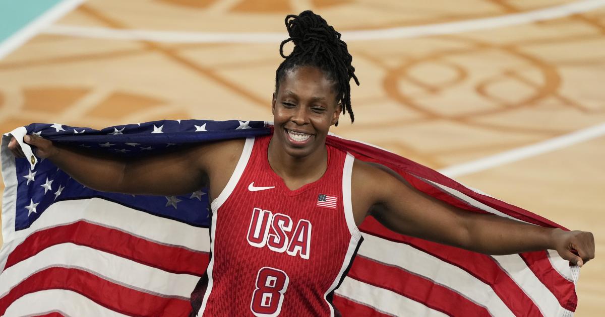 U.S. women’s basketball team beats France by 1 point to get 8th straight Olympic gold medal