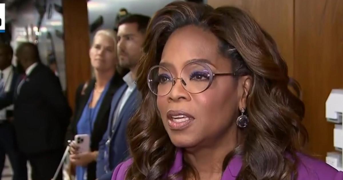 Oprah Winfrey chokes up explaining support for Kamala Harris, “I really care about this country”