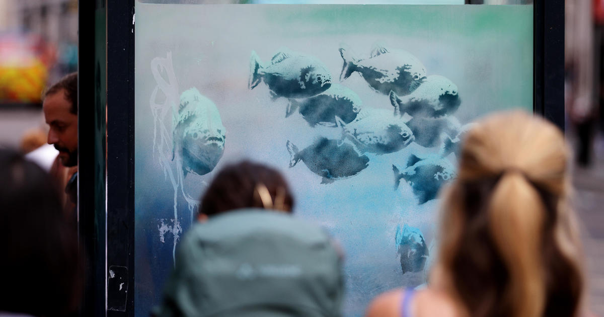 Seven new Banksy artwork appears in London