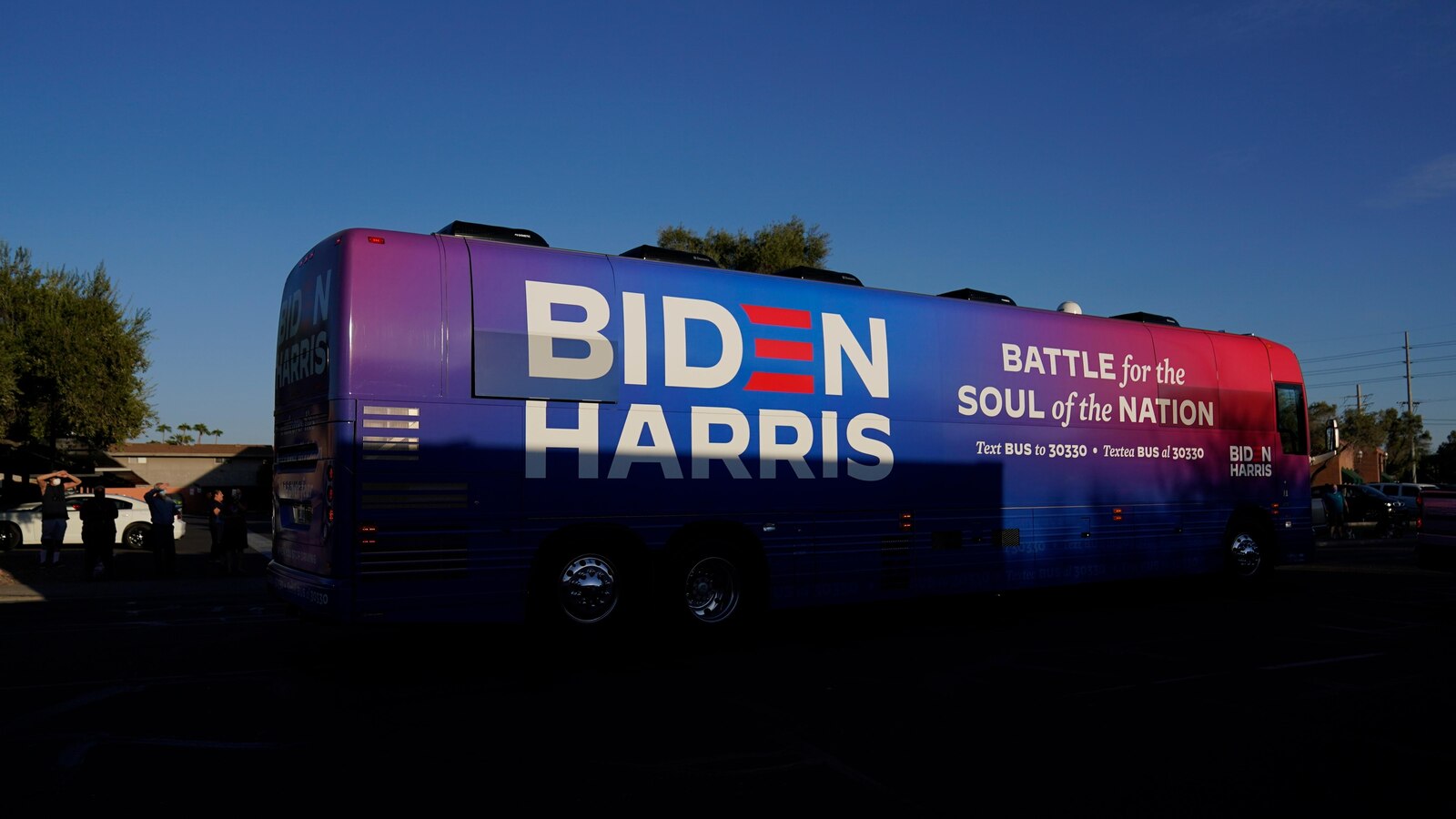 A ‘Trump Train’ convoy surrounded a Biden-Harris bus. Was it political violence?