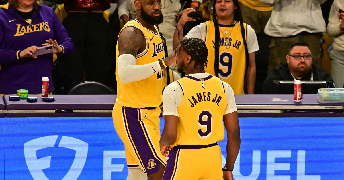 LeBron and Bronny James make history as the NBA’s first father-son duo to play together