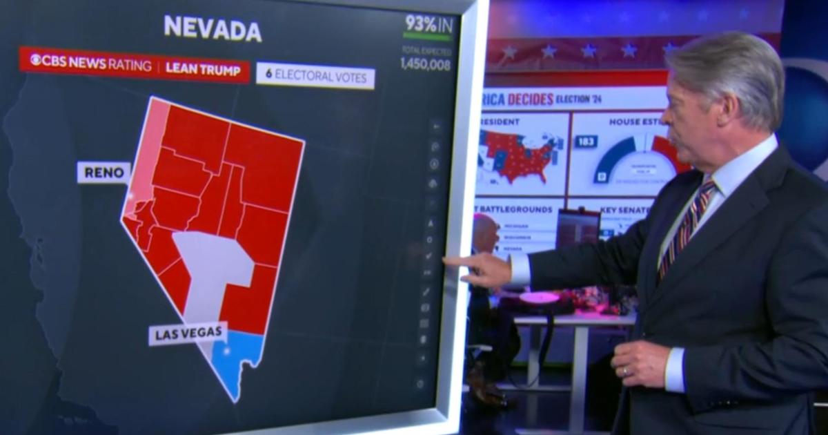 Nevada leans Trump, CBS News projects