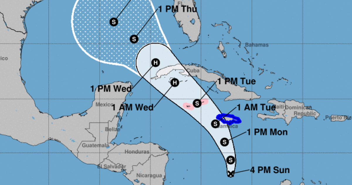 Tropical storm warning issued for Jamaica as weather system in Caribbean expected to strengthen